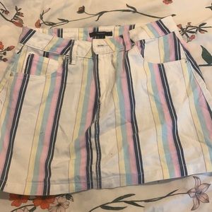 forever 21 assorted colors mini skirt